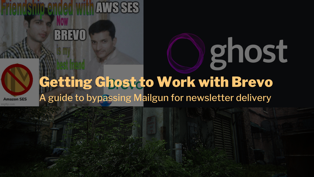 Getting Ghost to Work with Brevo