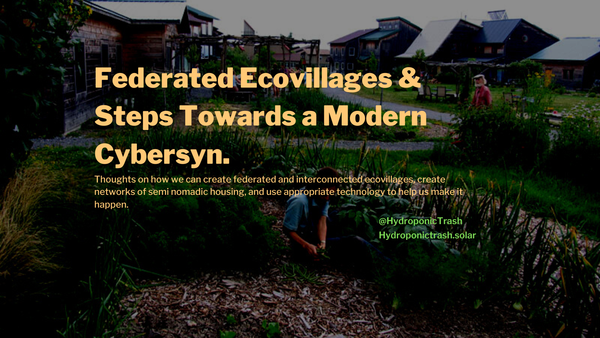 Federated Ecovillages & Steps Towards a Modern Cybersyn